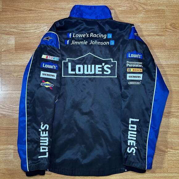 Vintage Chase Authentics Jimmie Johnson Lowe’s Racing Jacket Size Large - Picture 7 of 11